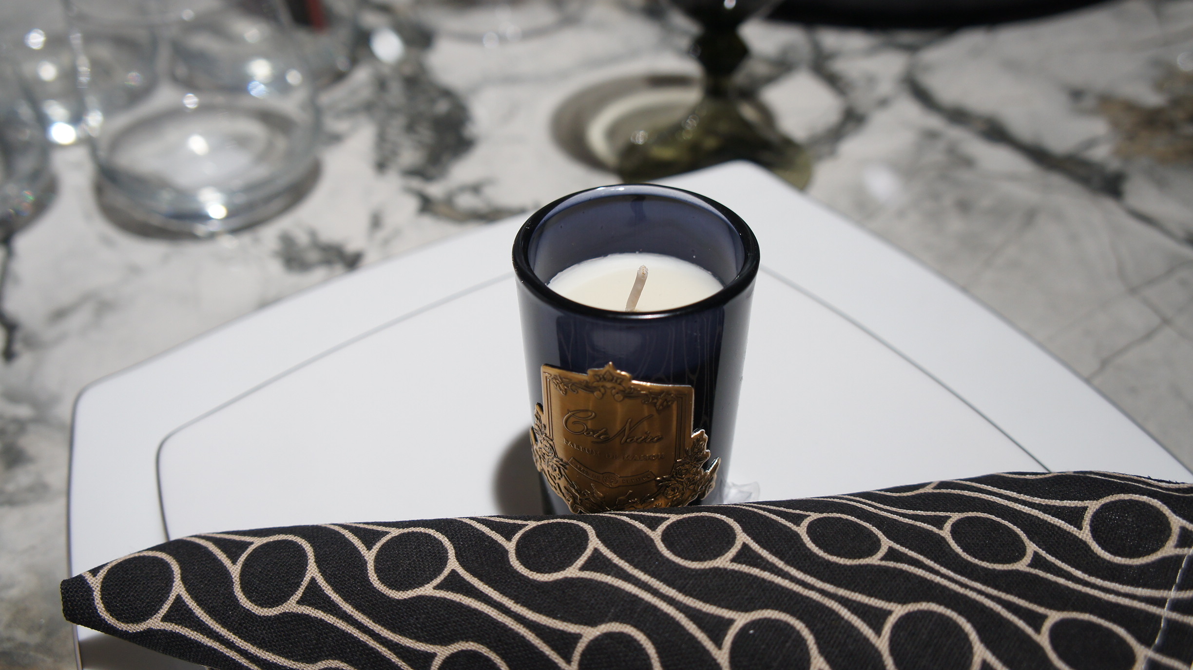 Свеча ароматическая Jasmin Flower Tea в стакане